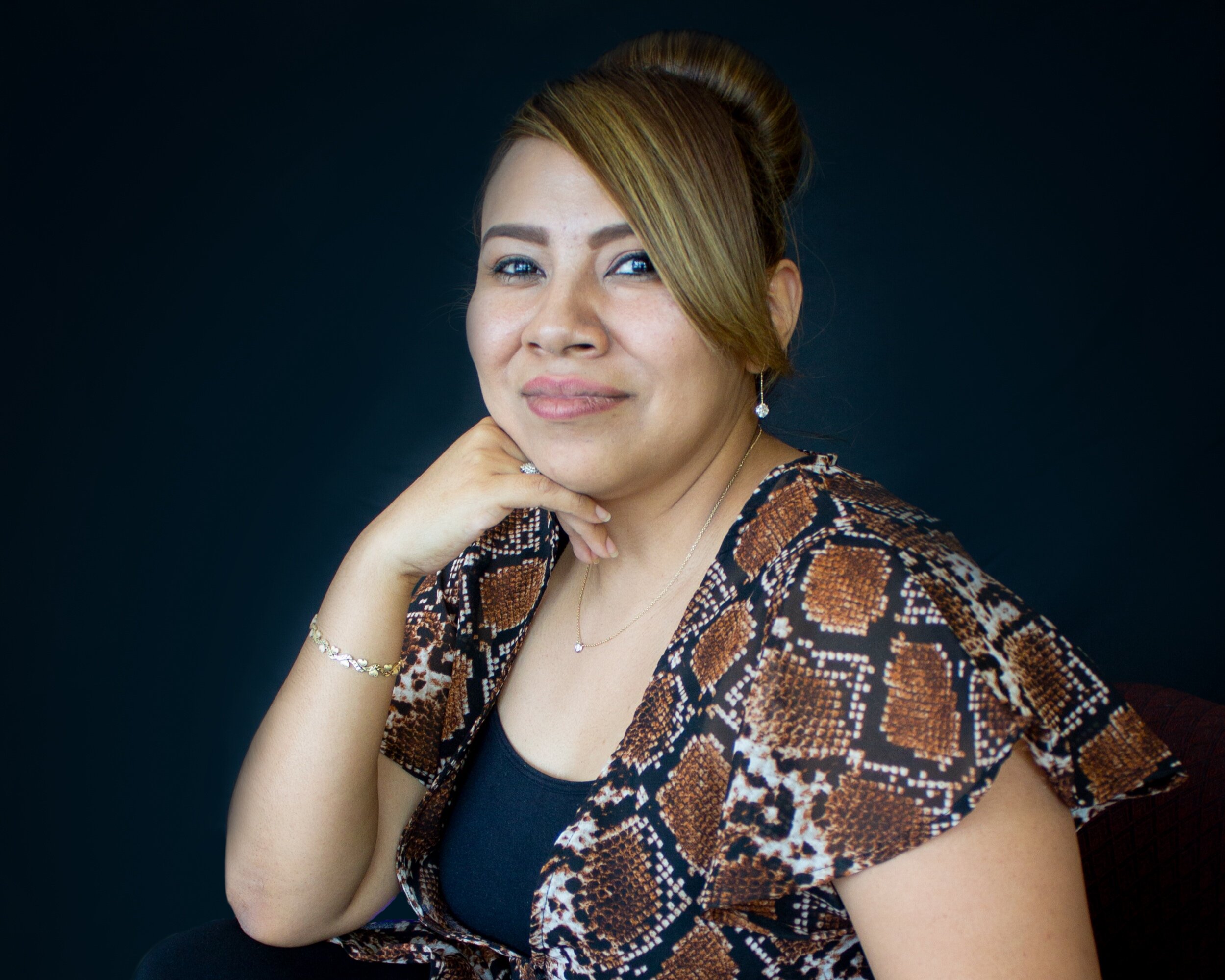 An image of JUST Community Director Angélica Castro