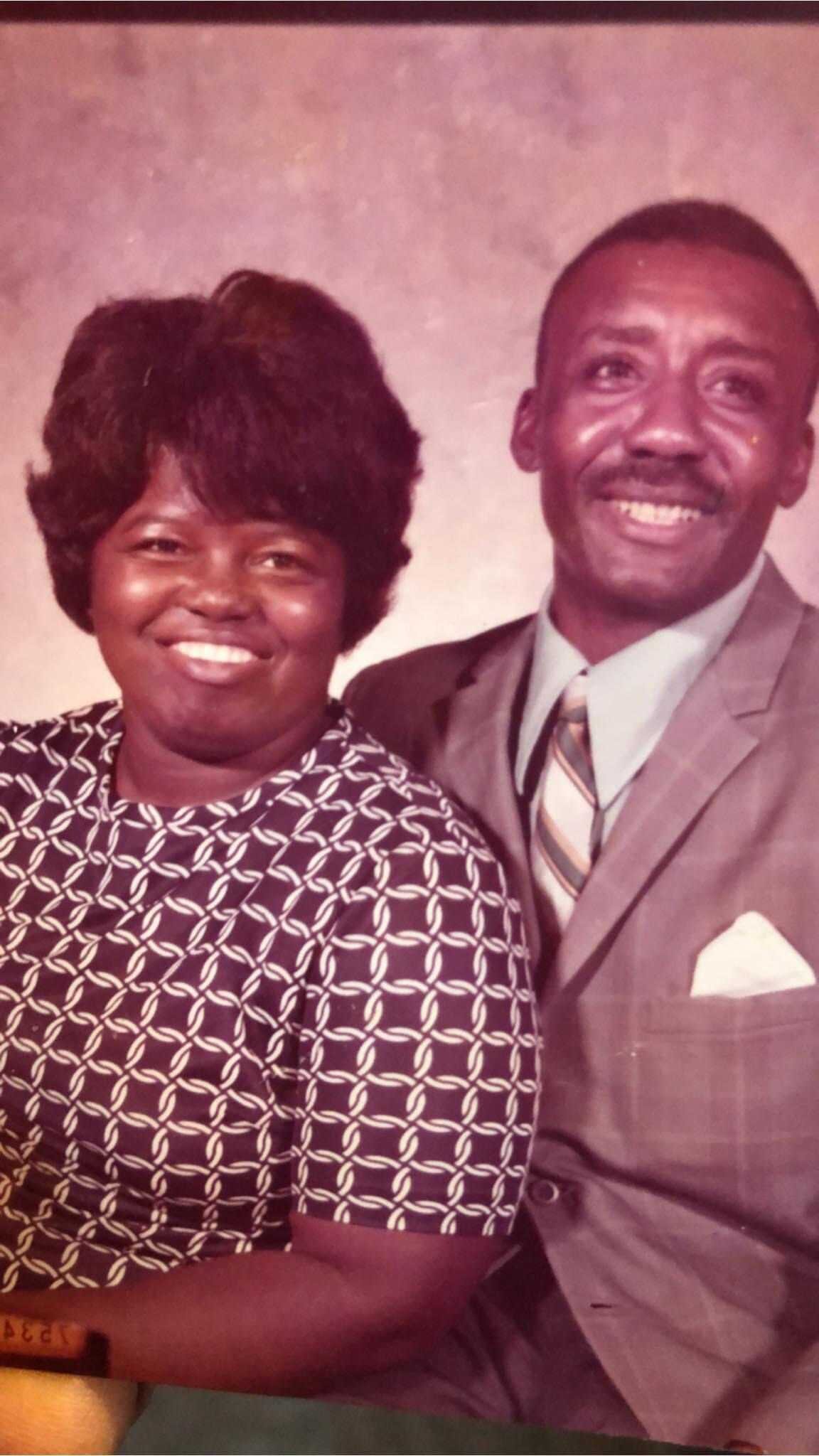 Archette’s parents, Nell and Eugene Holmes.